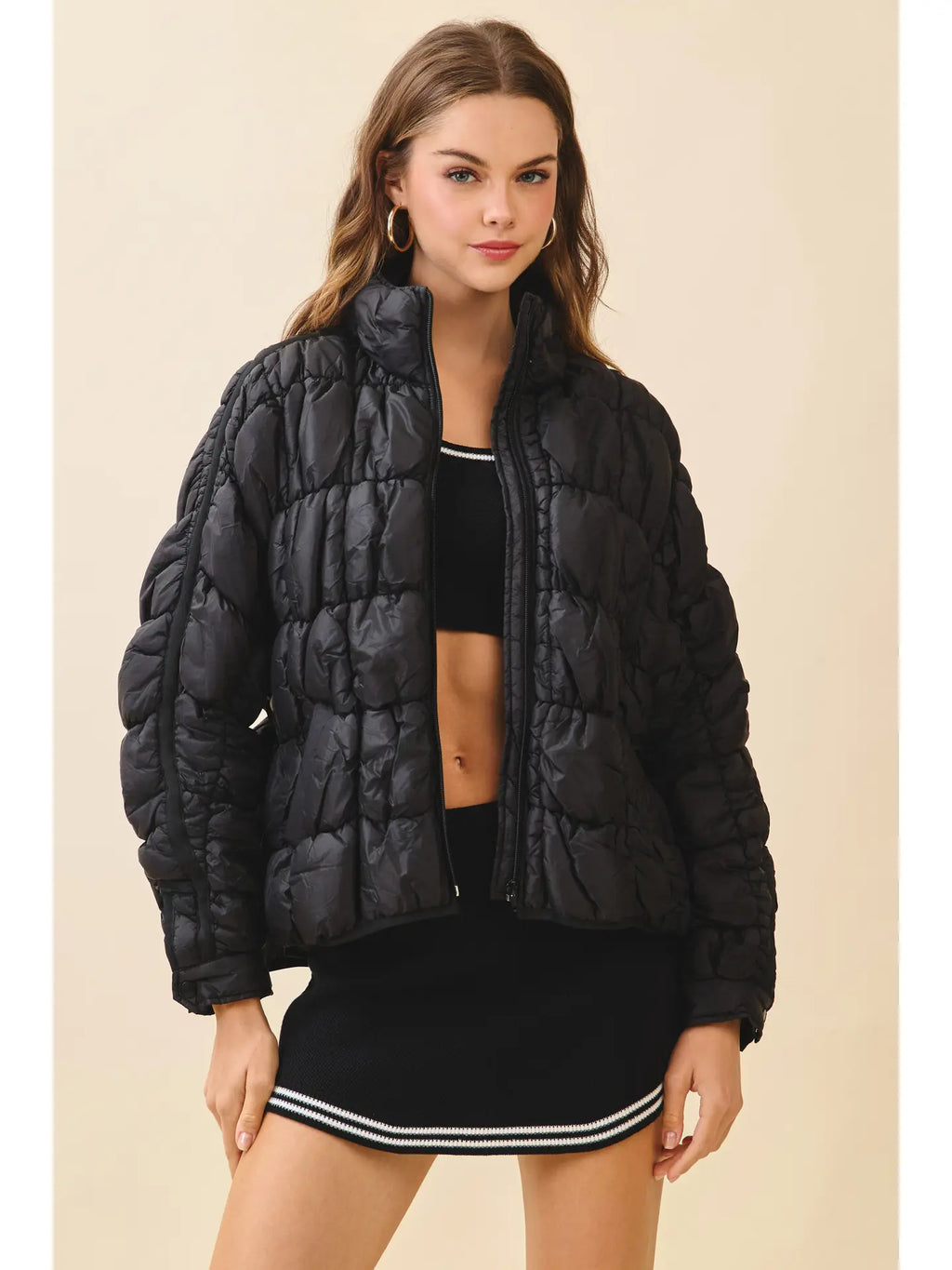 Light Weight Quilted Puffer Jacket