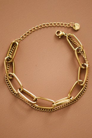 Chunky Paperclip Bracelet