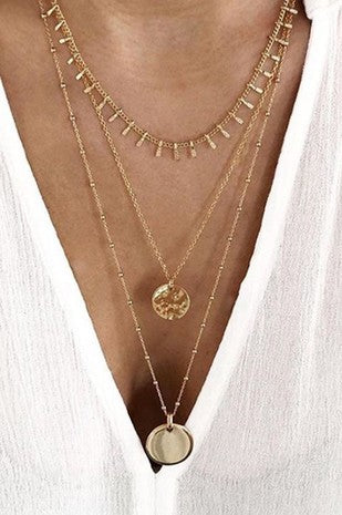 18k Gold Non-tarnish Stainless Steel Necklace