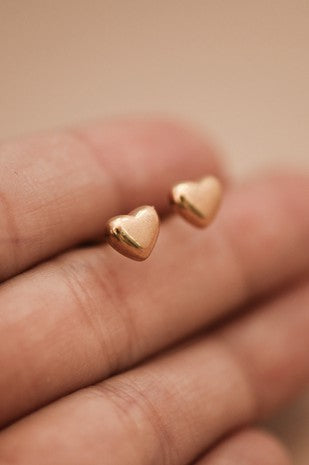 Mini Heart Studs