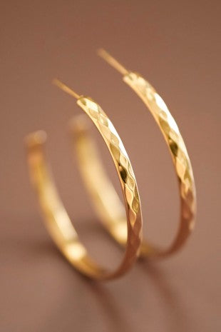 18k Waterproof Non-tarnish Stainless Steel Hoops