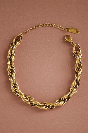 18k Non-tarnish Stainless Steel Chain Bracelet