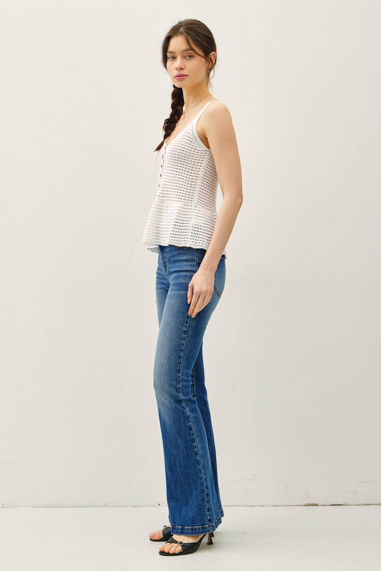 PEPLUM SWEATER TANK