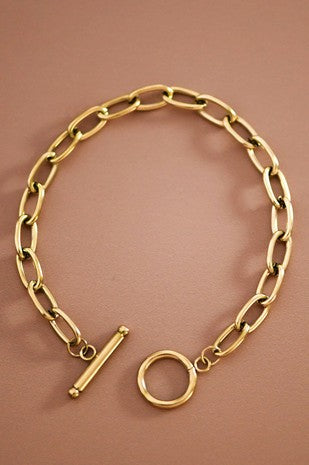 Clasp Paperclip Bracelet