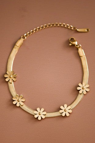 18k Non-tarnish Stainless Steel Chain Bracelet