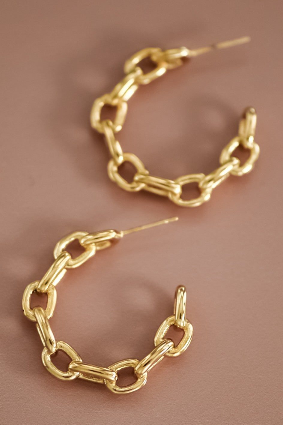 18k Waterproof Non-tarnish Stainless Steel Hoops