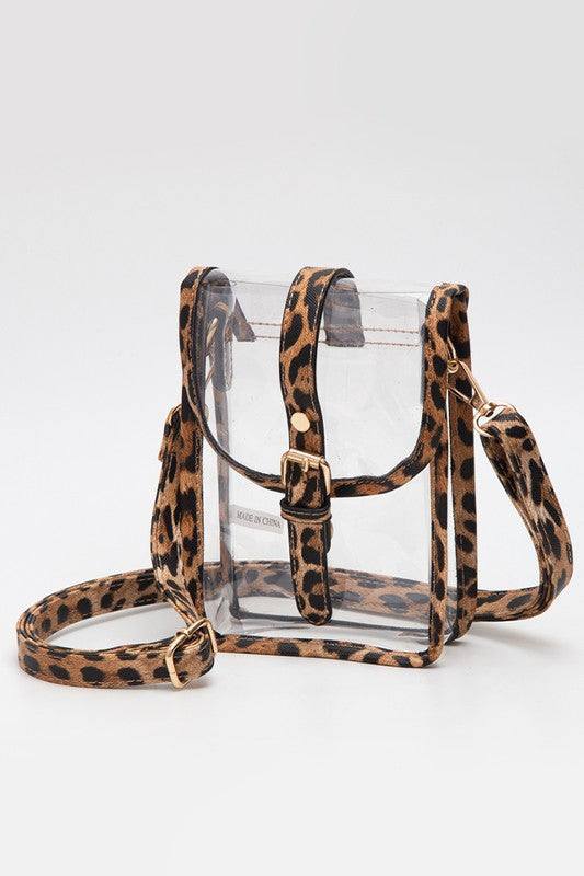 Clear Crossbody Stadium Concert Transparent Bag