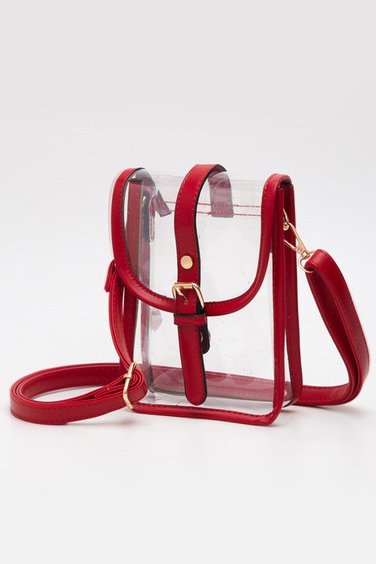 Clear Crossbody Stadium Concert Transparent Bag