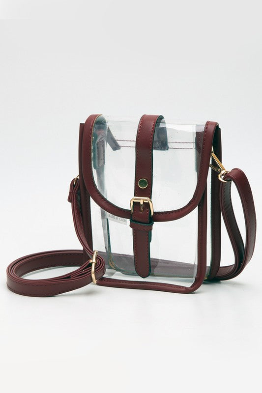 Clear Crossbody Stadium Concert Transparent Bag