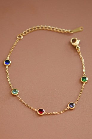 18k Non-tarnish Stainless Steel Chain Bracelet