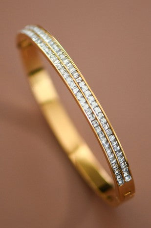 18k Waterproof Non-tarnish Stainless Steel Bangle
