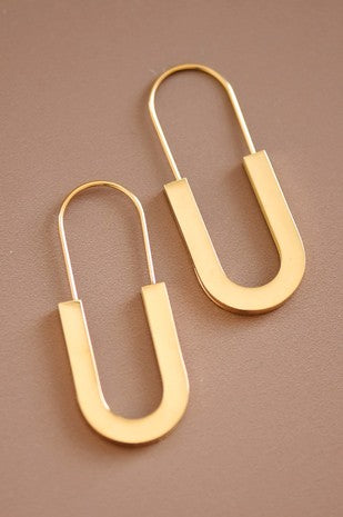 18k Waterproof Non-tarnish Stainless Steel Hoops