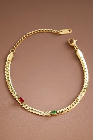 Multi Color Stone Bracelet