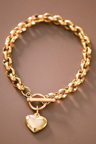 18k Non-tarnish Stainless Steel Chain Bracelet