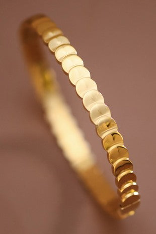 18k Waterproof Non-tarnish Stainless Steel Bangle