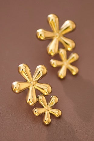 18k Waterproof Non-tarnish Stainless Steel Studs