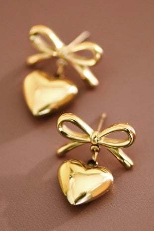Bow Heart Drops
