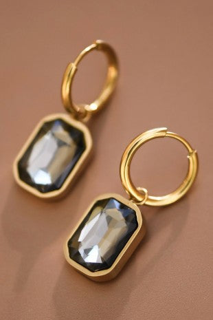 18k Waterproof Stainless Steel Drop Earrings