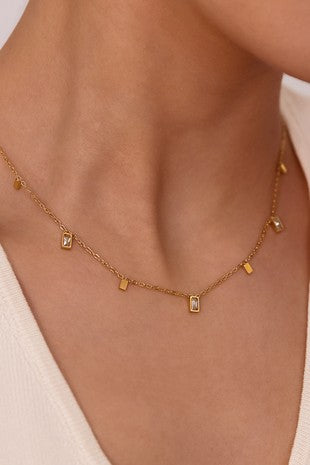 18k Non-tarnish Stainless Steel Dainty Necklace