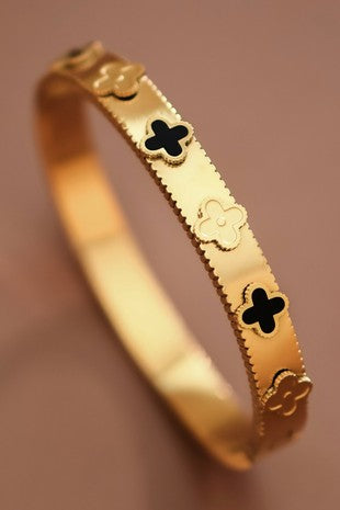 18k Waterproof Non-tarnish Stainless Steel Bangle