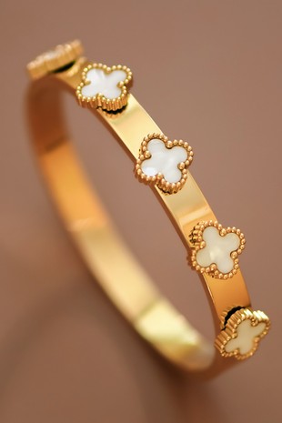 18k Waterproof Non-tarnish Stainless Steel Bangle
