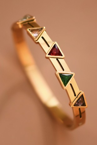 18k Waterproof Non-tarnish Stainless Steel Bangle
