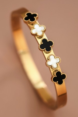 18k Waterproof Non-tarnish Stainless Steel Bangle