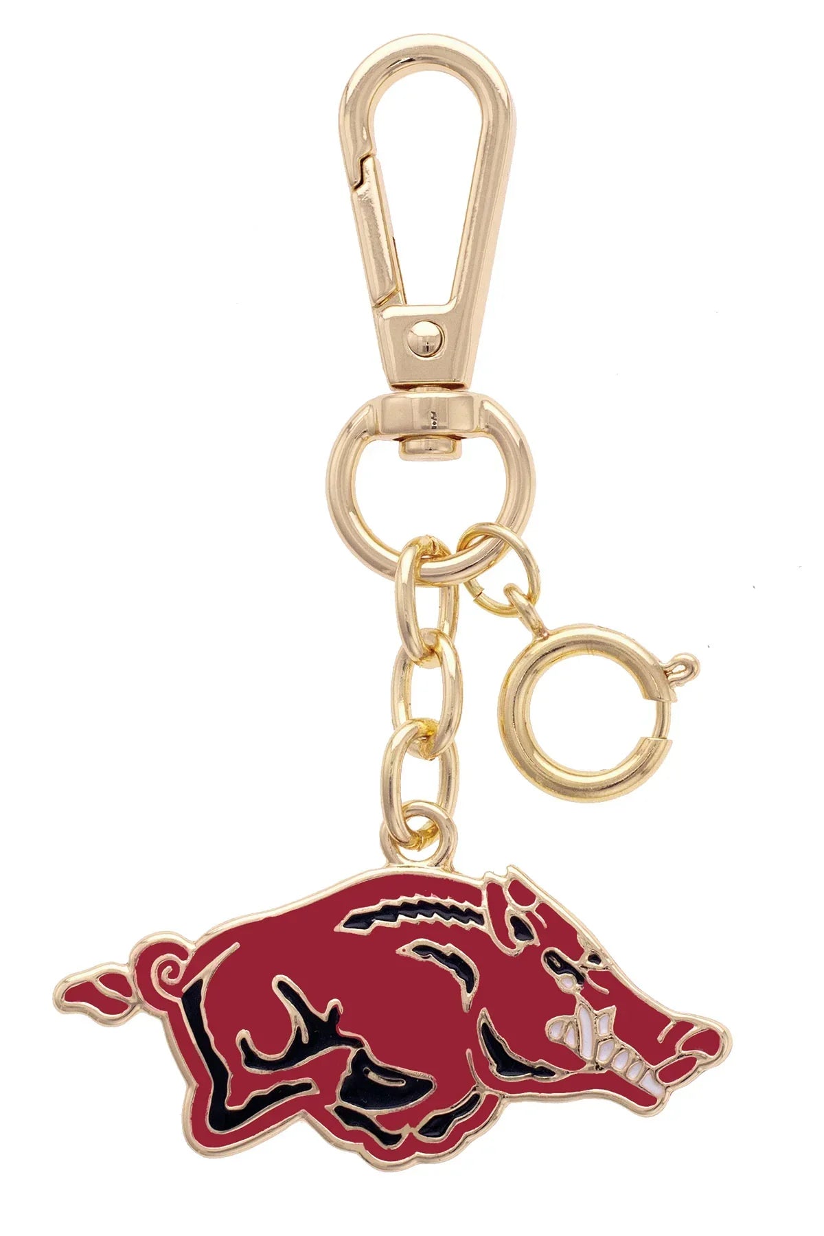 Arkansas Razorback Bag Charm