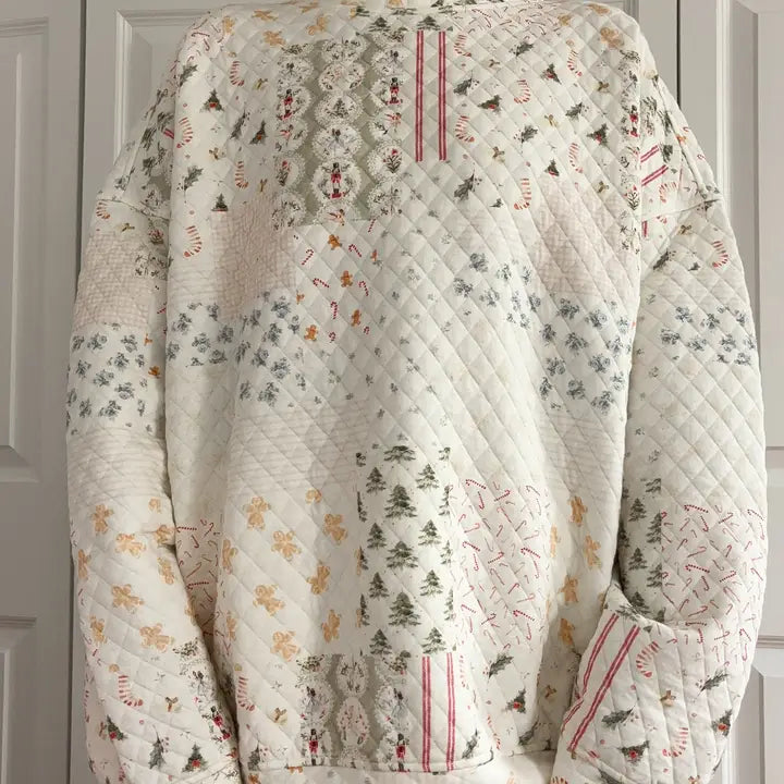Christmas Holiday Mock Neck Sweatshirt