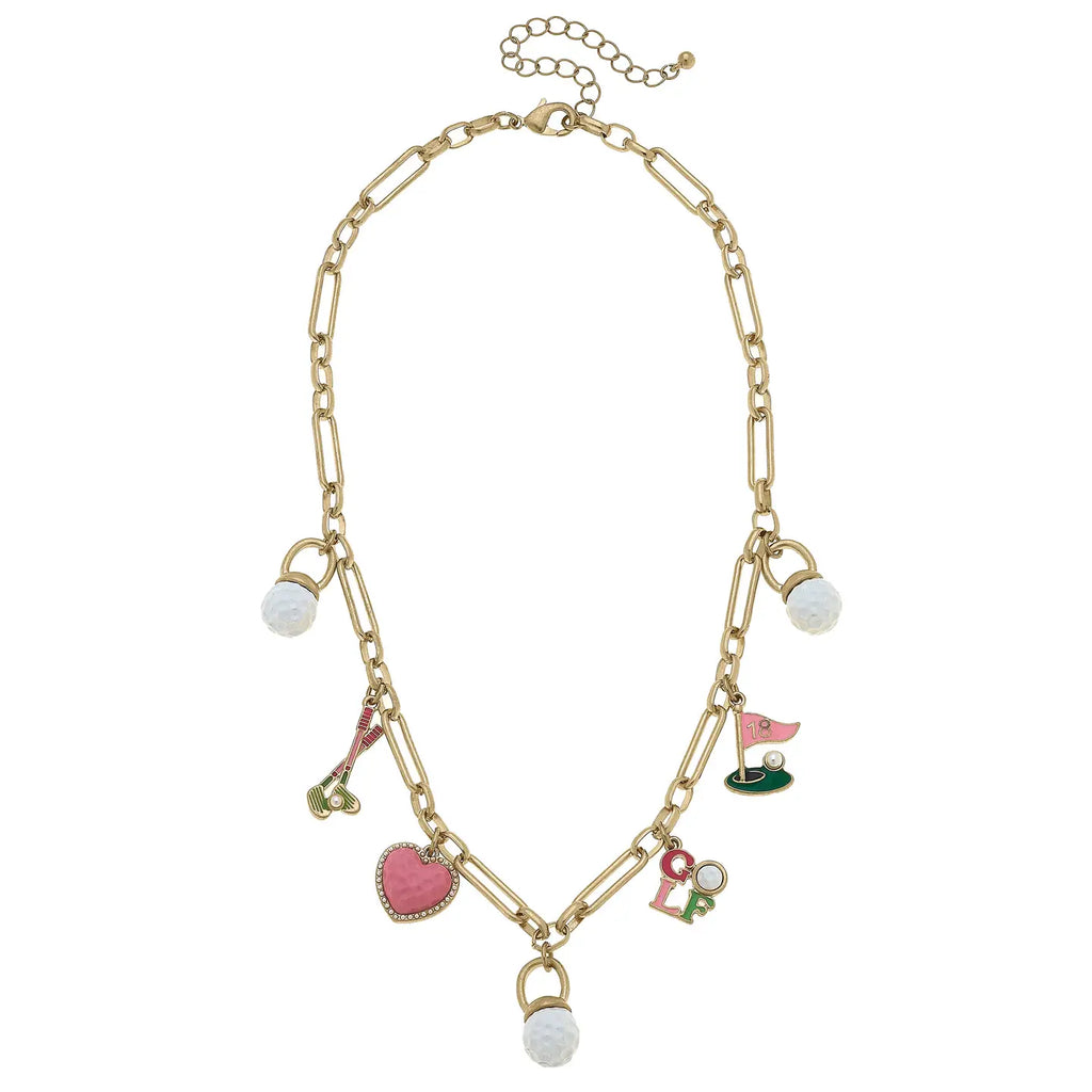 Driving Range Charm Necklace