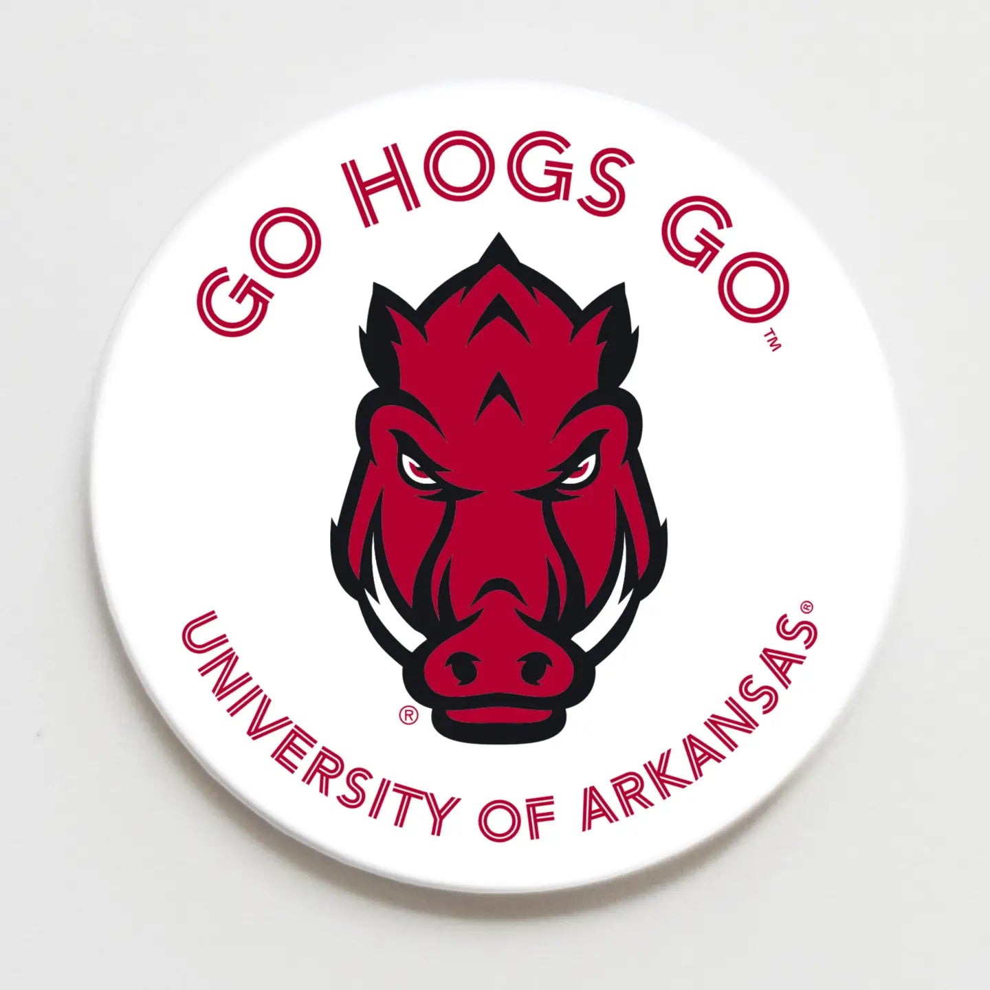 University of Arkansas Go Hogs Go Game Day Button