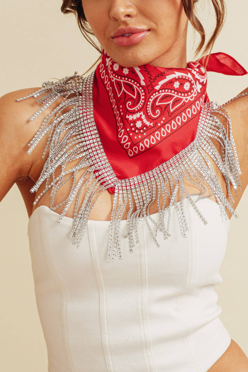 Accent Detail Women's Bandana Scarf