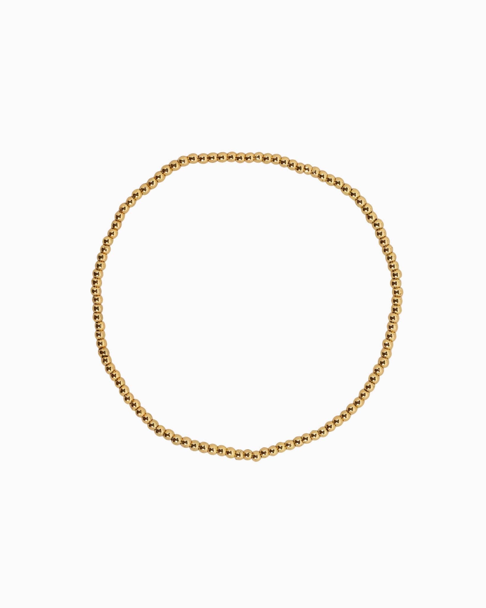 Pave Clover and CCB Bead Bracelet Set of 5