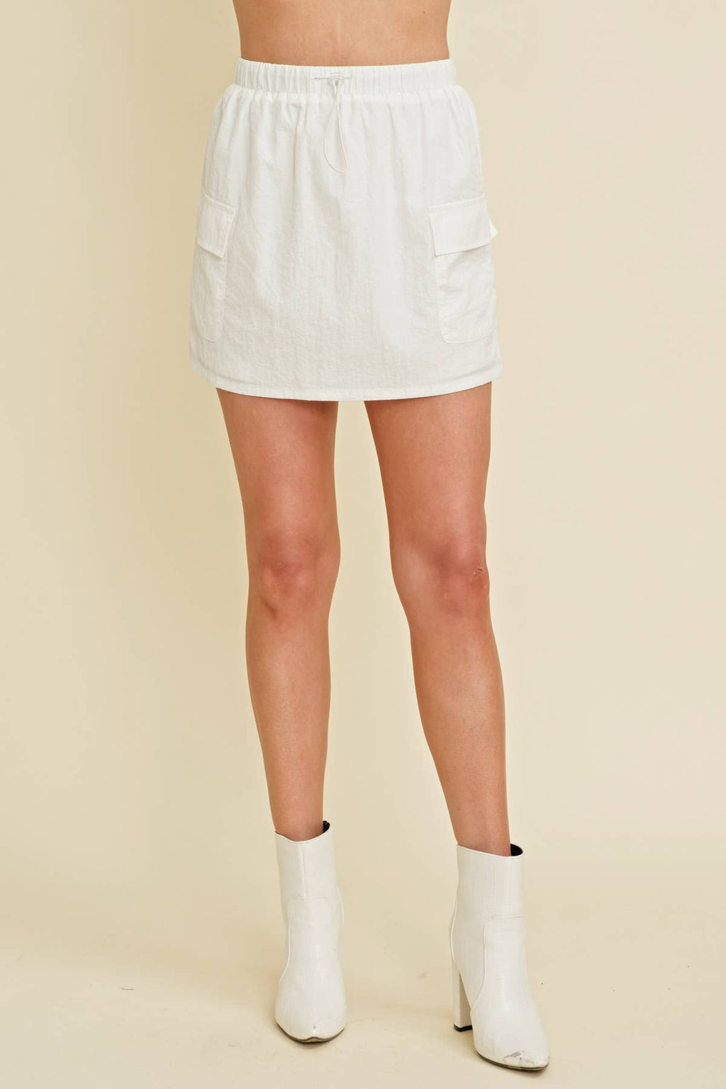 CINCH WAIST MINI SKIRT