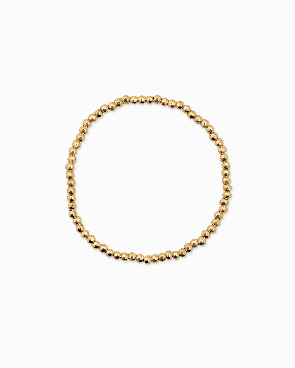 Unique Gold Ball Beaded Pearl Stretch Bracelet Set of 5