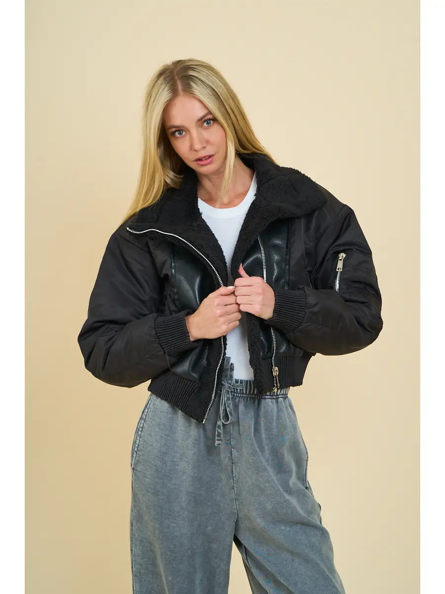 Faux Shearling Jacket