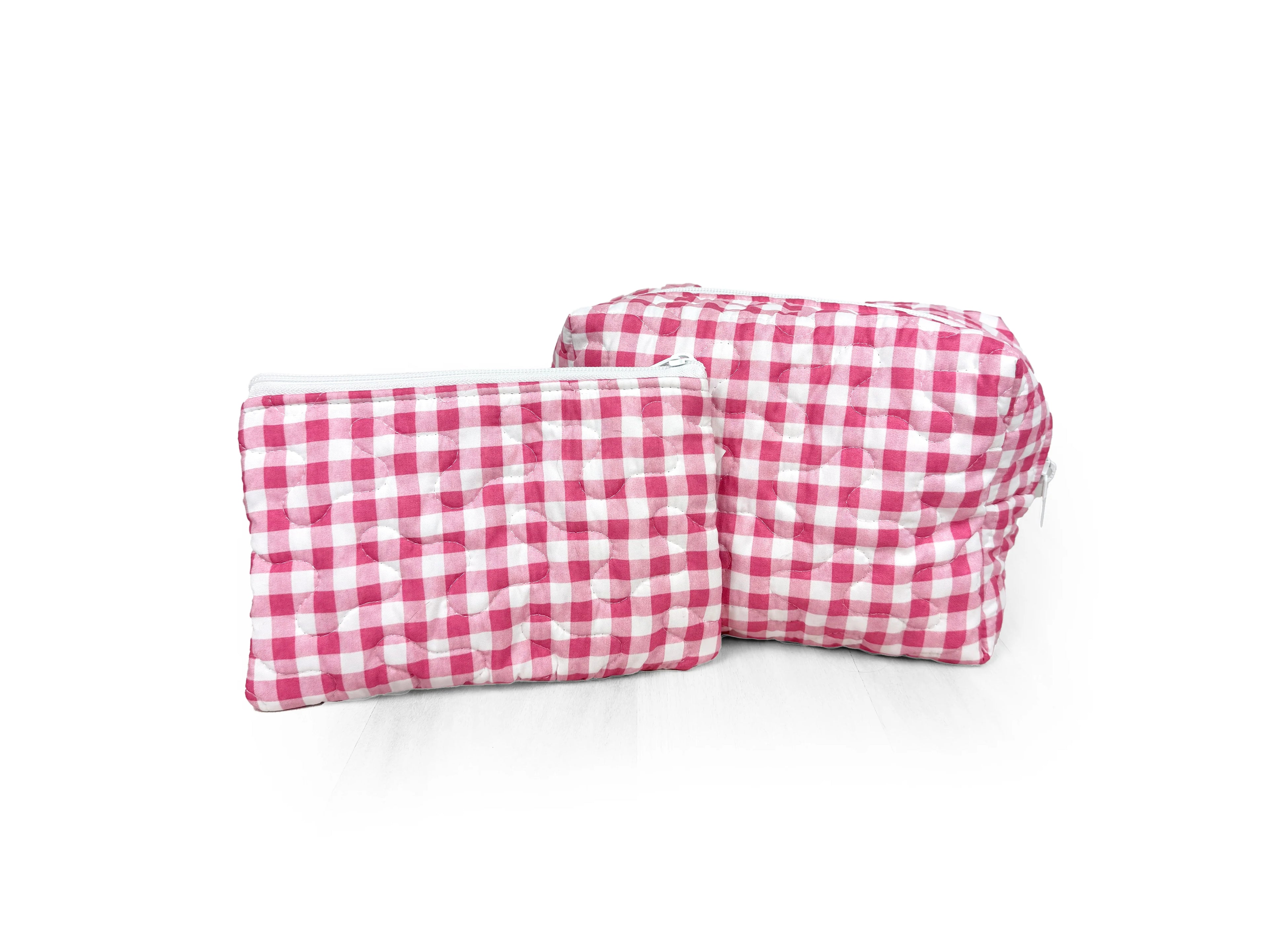 Large Quilted Makeup Bag
