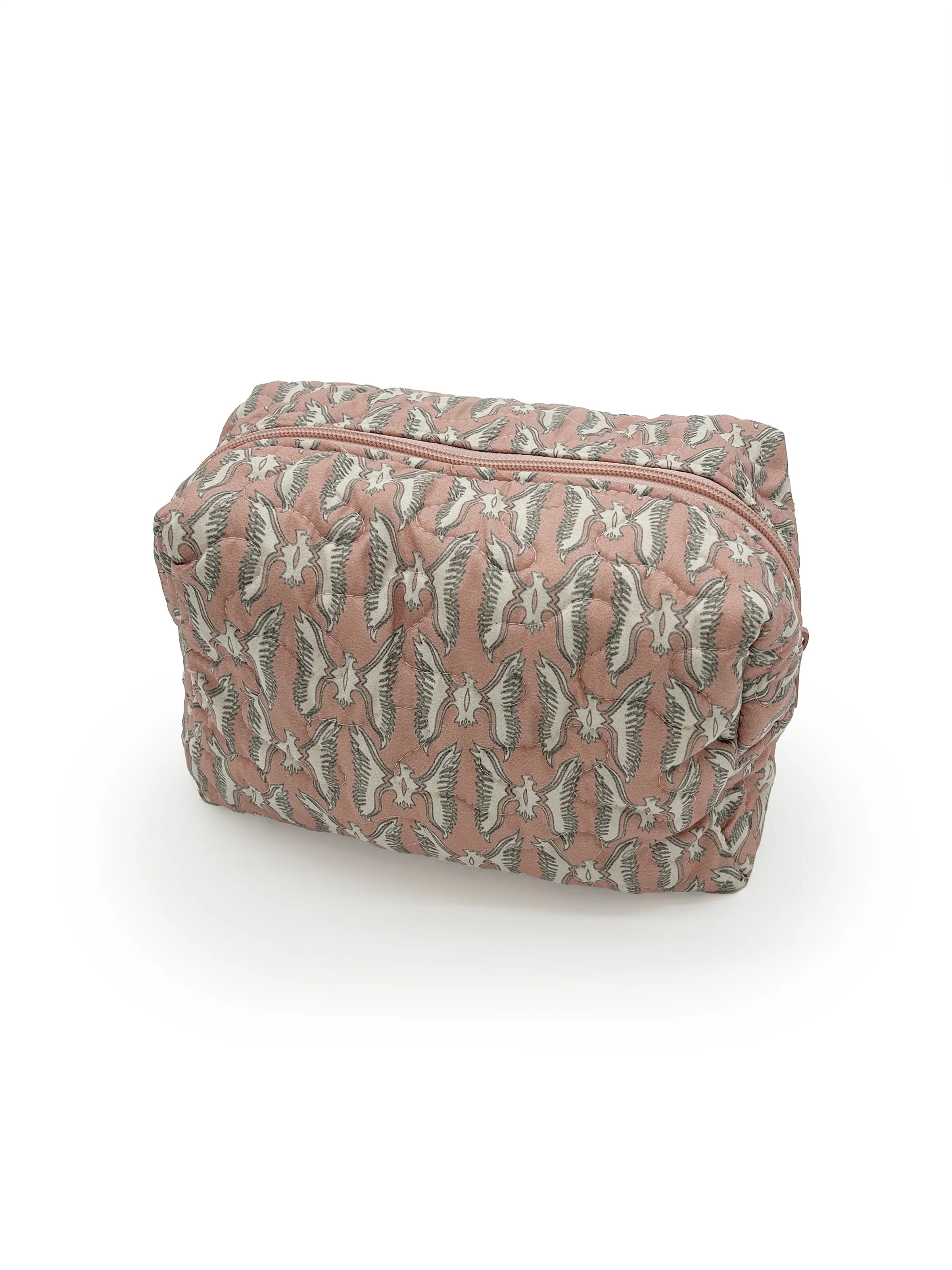 Quilted Makeup Bag