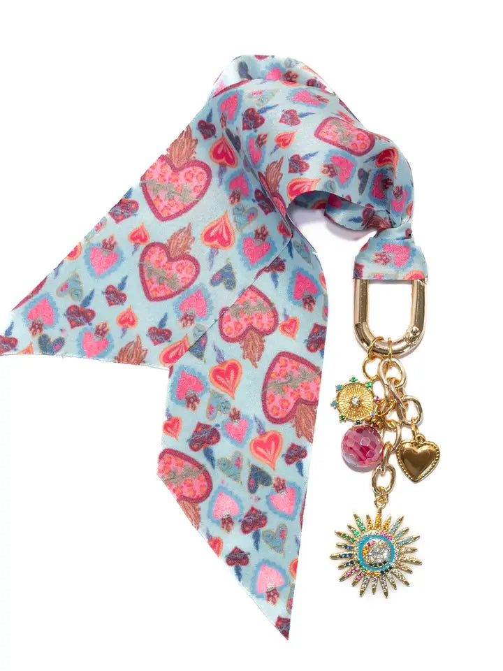 Sacred Heart Bag Charm