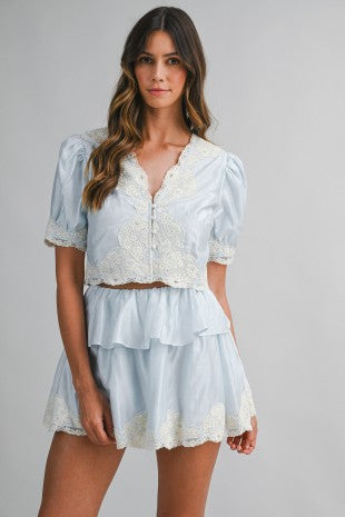 Scallop & Lace Set