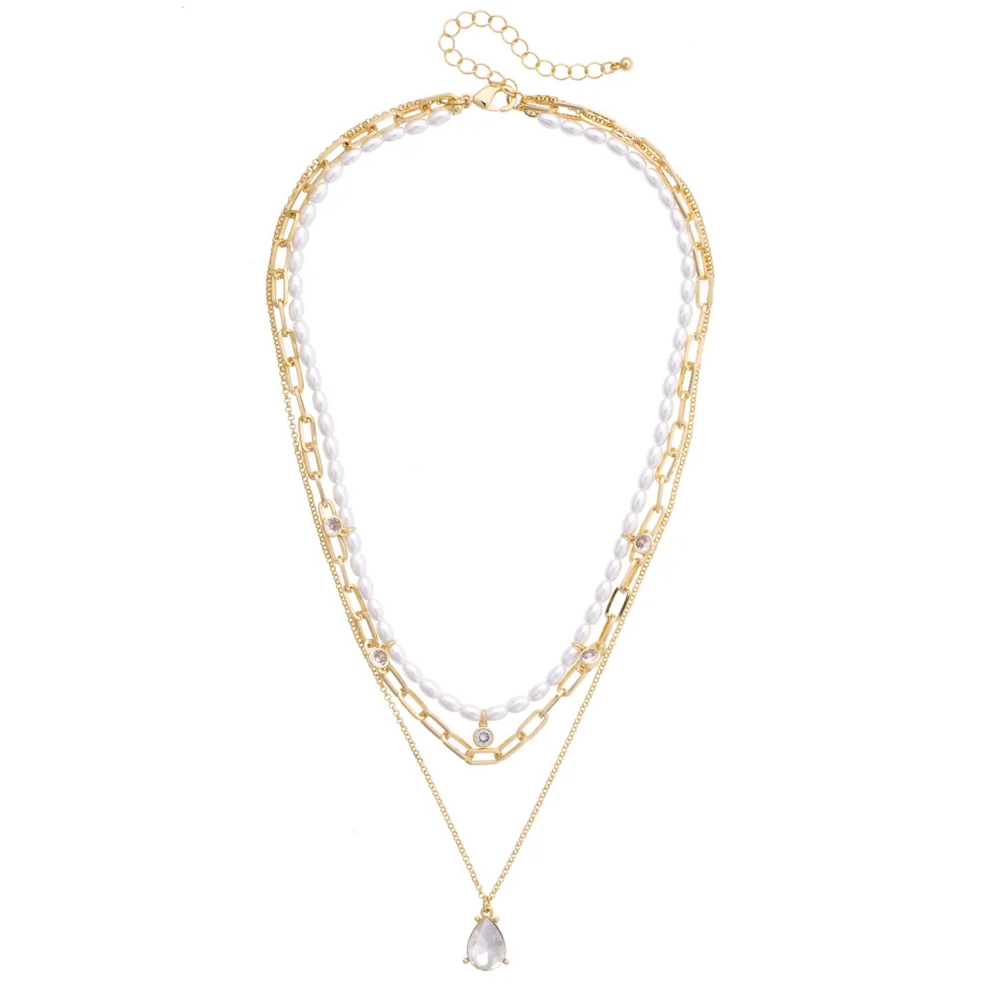 Wednesday 3-Row Layered Necklace