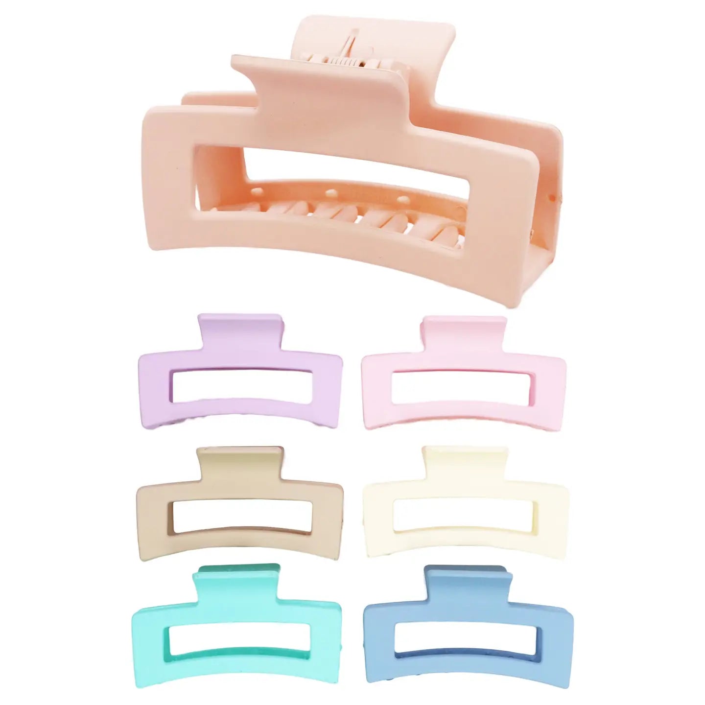 medium matte claw clips