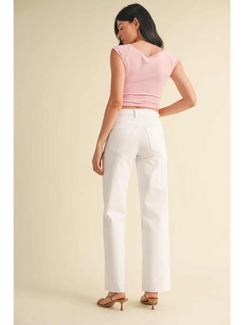 Slim Palazzo w/ Scissor Cut