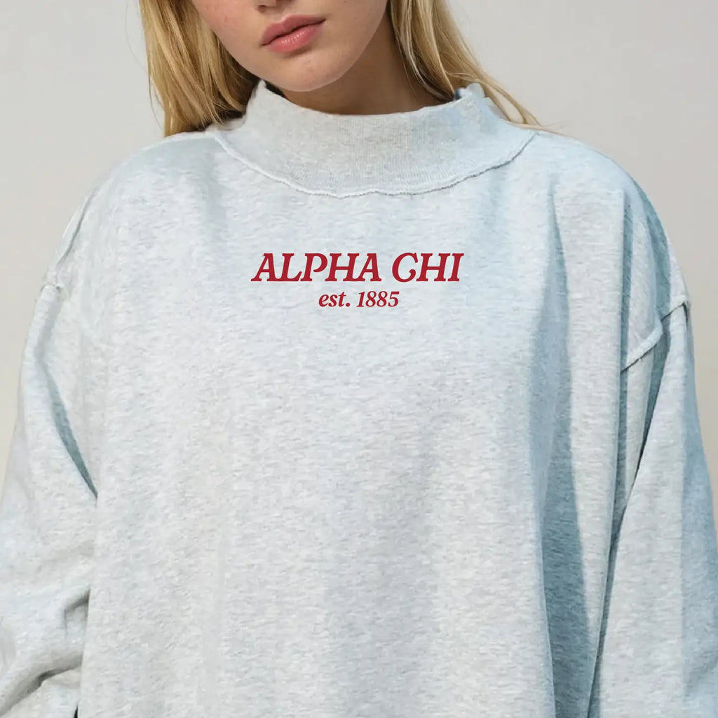 Sorority Mockneck Sweatshirt