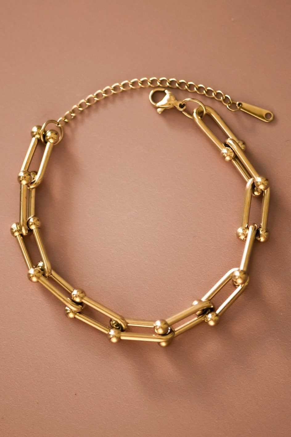 Beaded Paperclip Bracelet
