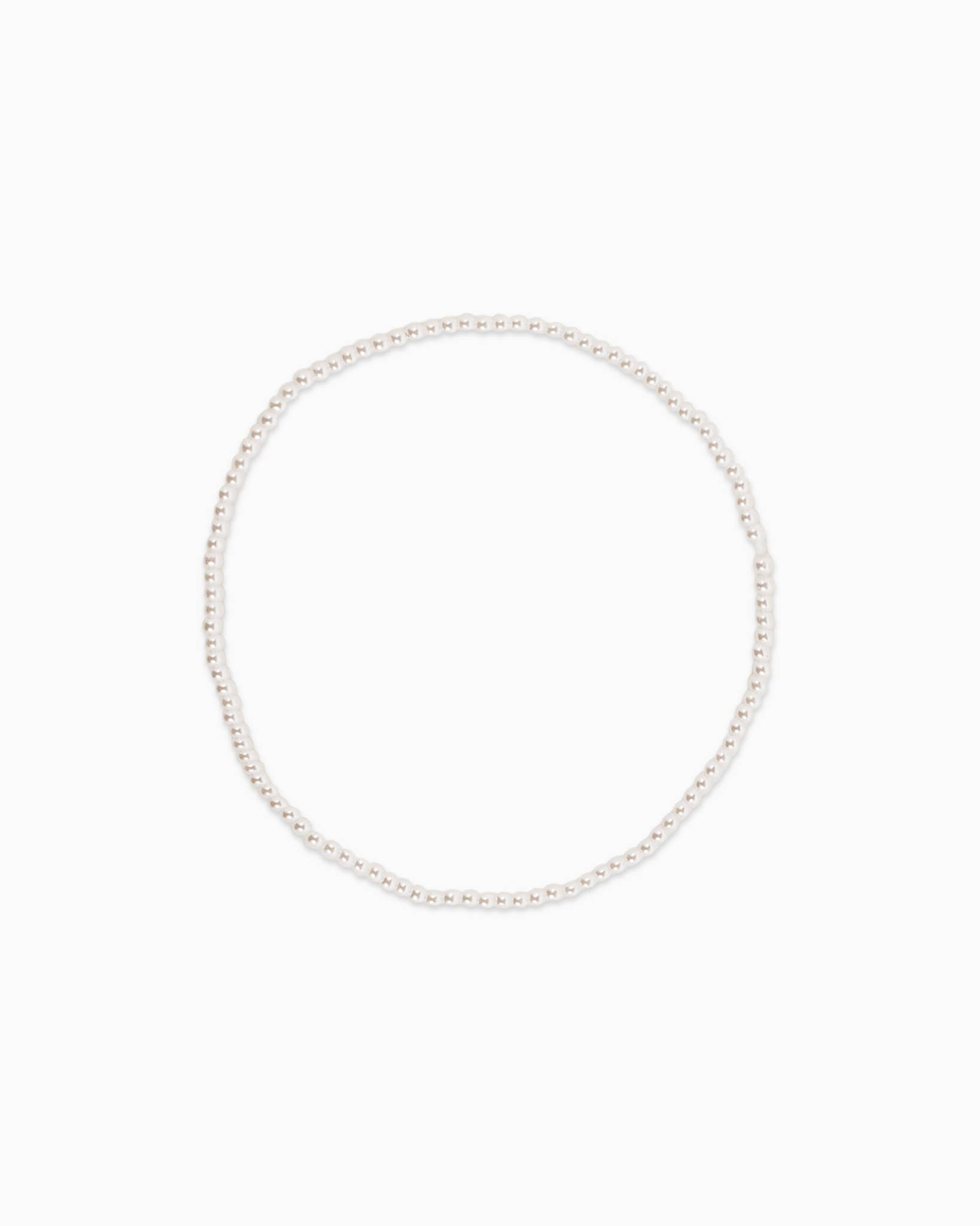 Unique Gold Ball Beaded Pearl Stretch Bracelet Set of 5