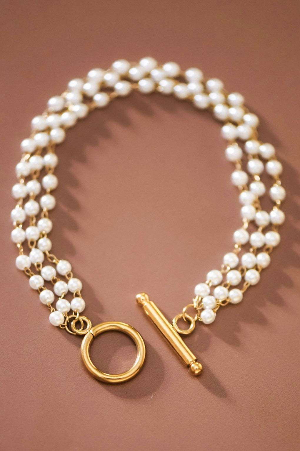 Layered Pearl Bracelet