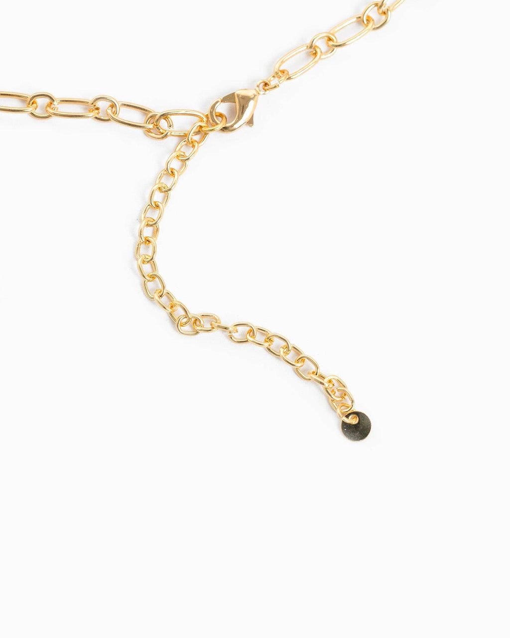 Western Multi Color Glass Charm Necklace