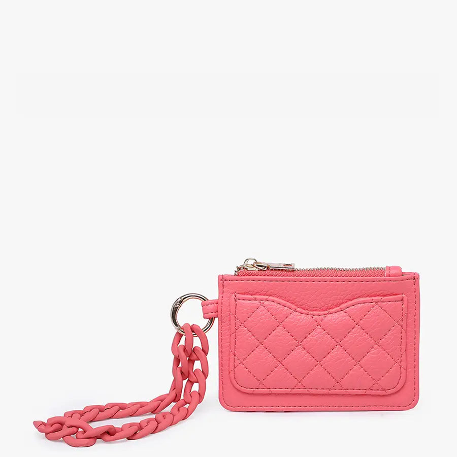 Rhodes Quilted Wallet w/ Chain Bangle