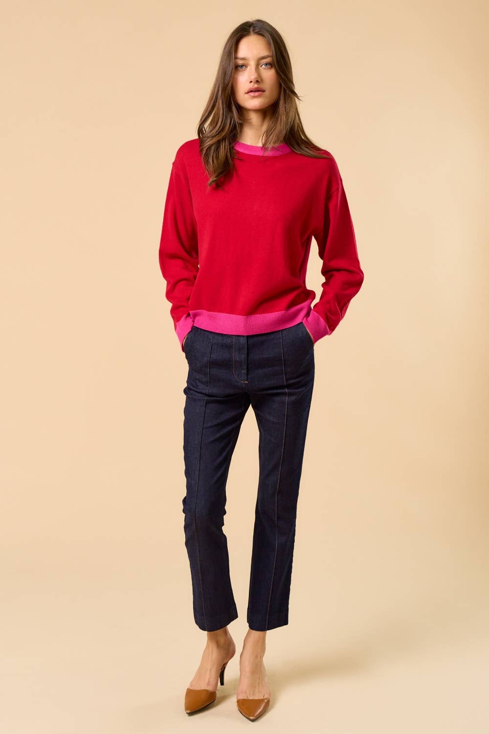Two Tone Sweater
